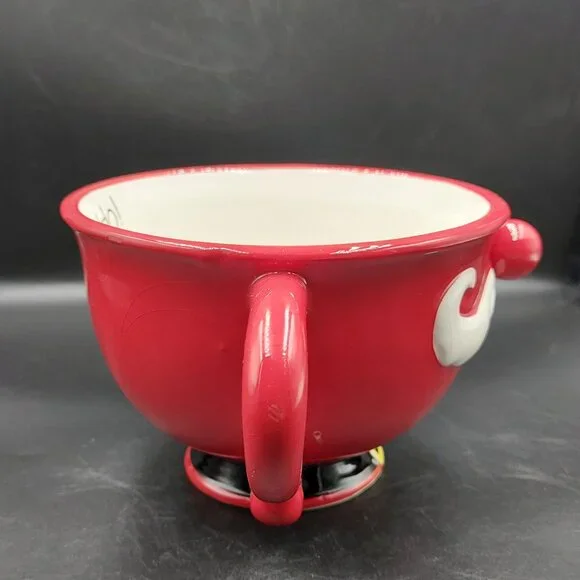 Pier 1 Imports Large Hand Painted Christmas Santa 3D Face Soup Mug Ho Ho Ho - Picture 4 of 8